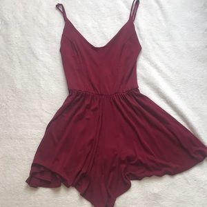 Red romper
